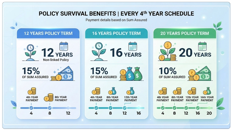 Benefits of LIC New Bima Gold Plan 179