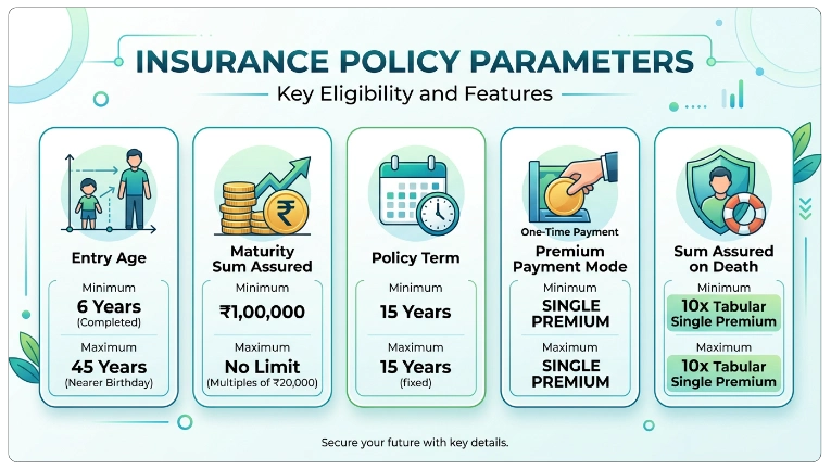 Eligibility Criteria for LIC Jeevan Shikhar Plan 837