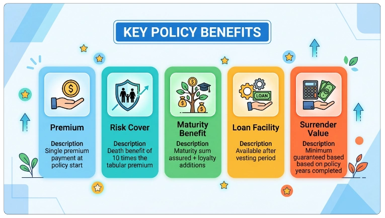 LIC Jeevan Shikhar Plan 837 Benefits Summary
