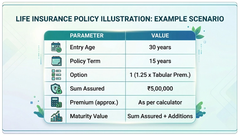 Premium and Maturity Estimation Example