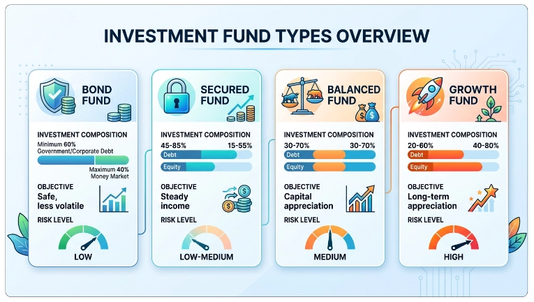 fund options of LIC SIIP Plan 852