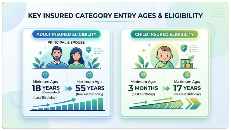 Eligibility Criteria for LIC Health Protection Plus Plan 902 Calculator