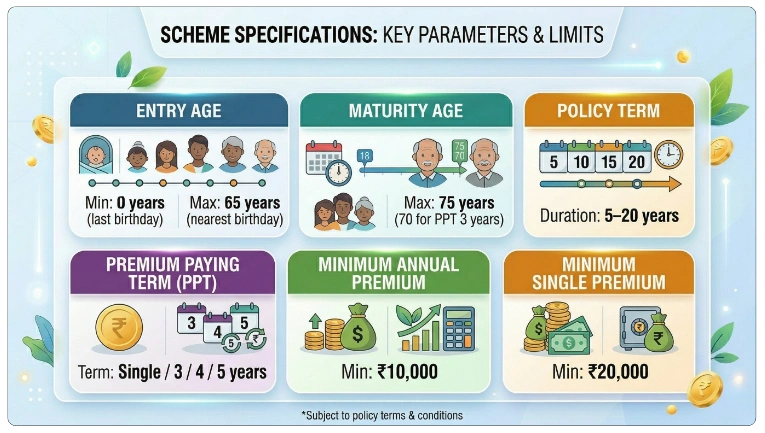 Eligibility Criteria for LIC's Profit Plus Plan 188 Calculator