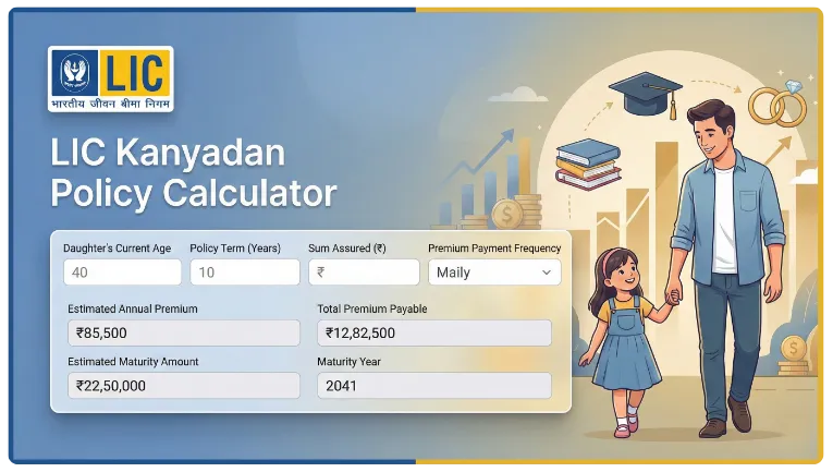 LIC Kanyadan Policy Calculator