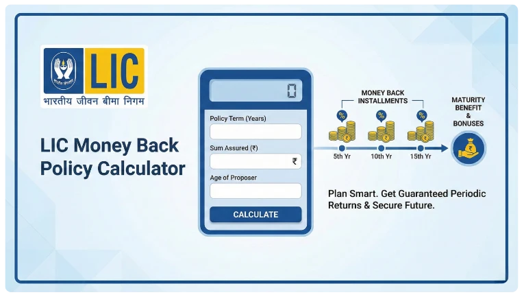 LIC Money Back Policy Calculator
