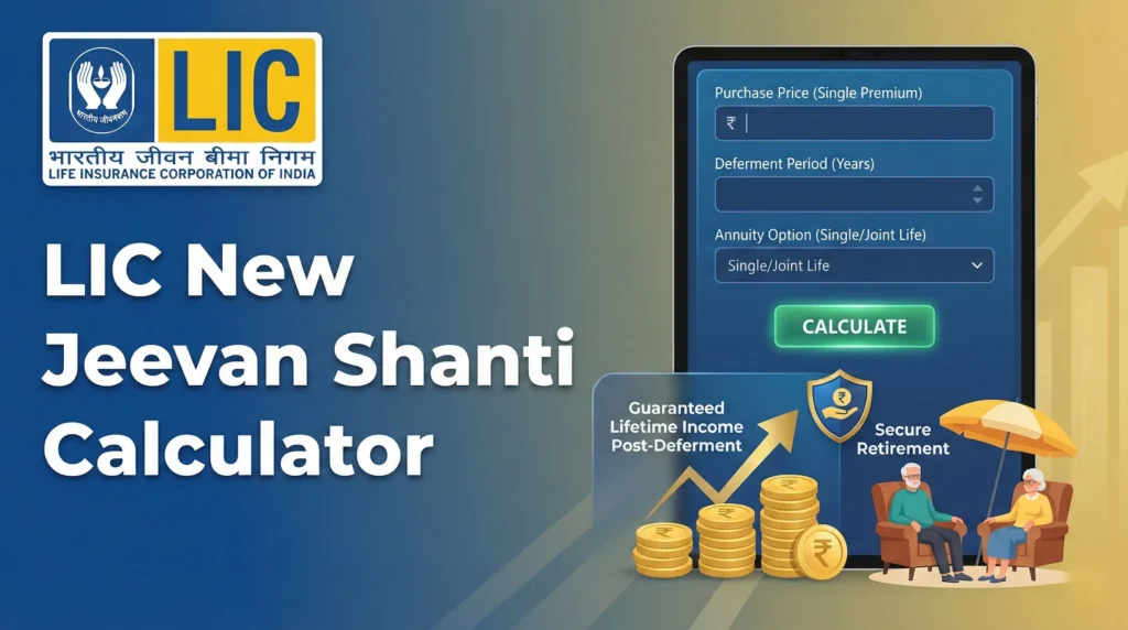 LIC New Jeevan Shanti Calculator
