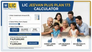 LIC Jeevan Plus Plan 173 Calculator