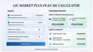 LIC Market Plus Plan 181