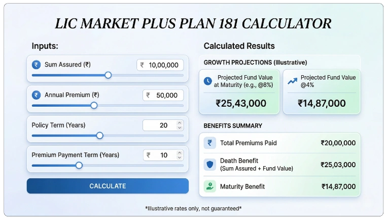 LIC Market Plus Plan 181