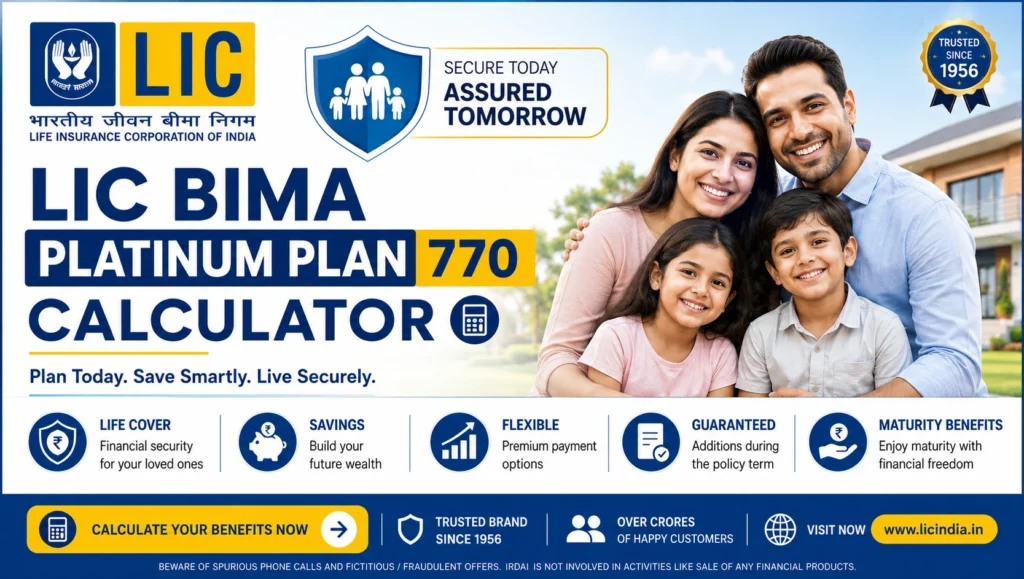 LIC Bima Platinum Plan 770 